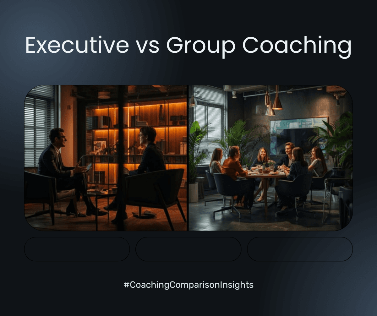 Executive Coaching vs Group Coaching: Which Is Right for You?