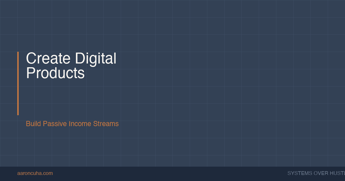 How to Create Digital Products That Generate Passive Income in 2026