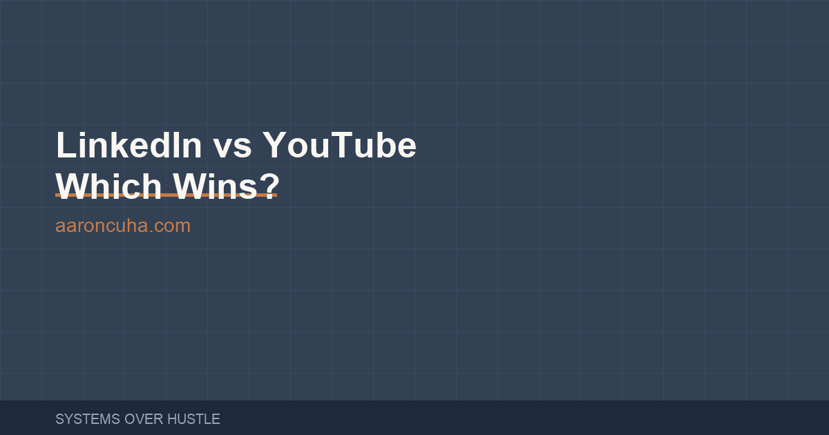LinkedIn vs YouTube: Which Builds Authority Faster?