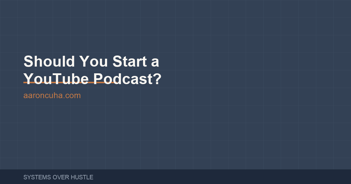 Should You Start a YouTube Podcast in 2026?