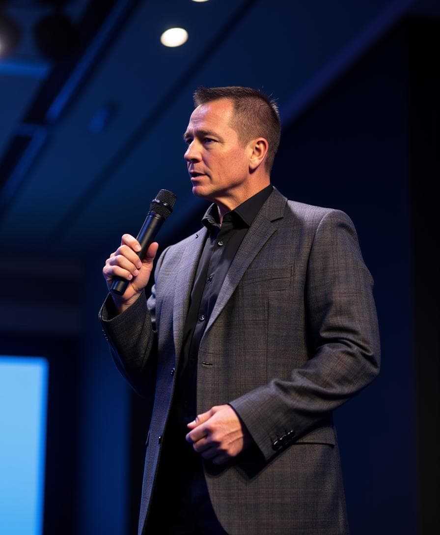 Aaron Cuha speaking about YouTube and content systems